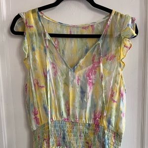 Colourful Anthropologie Midi-Dress -Size 10